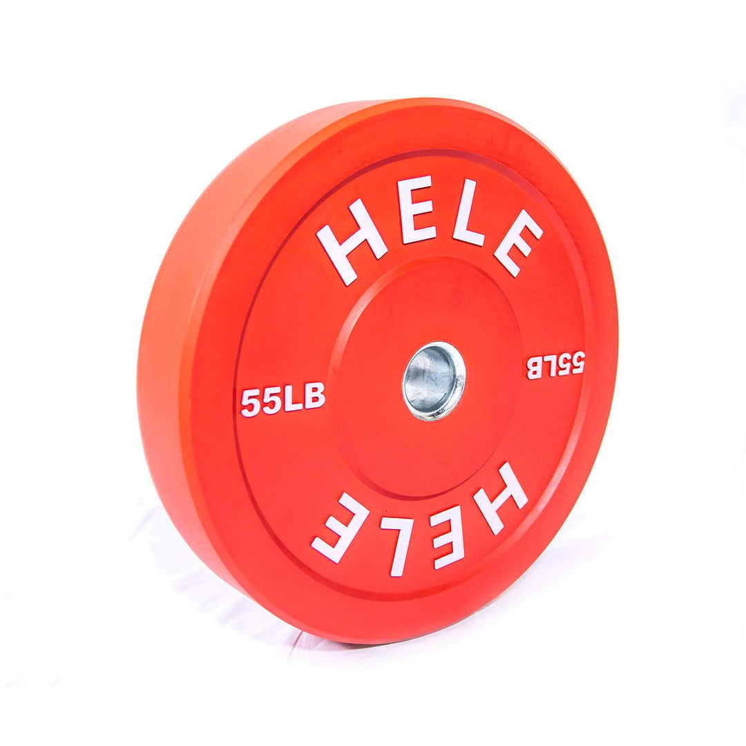 Colored Bumper Plates Stack - 370 LB