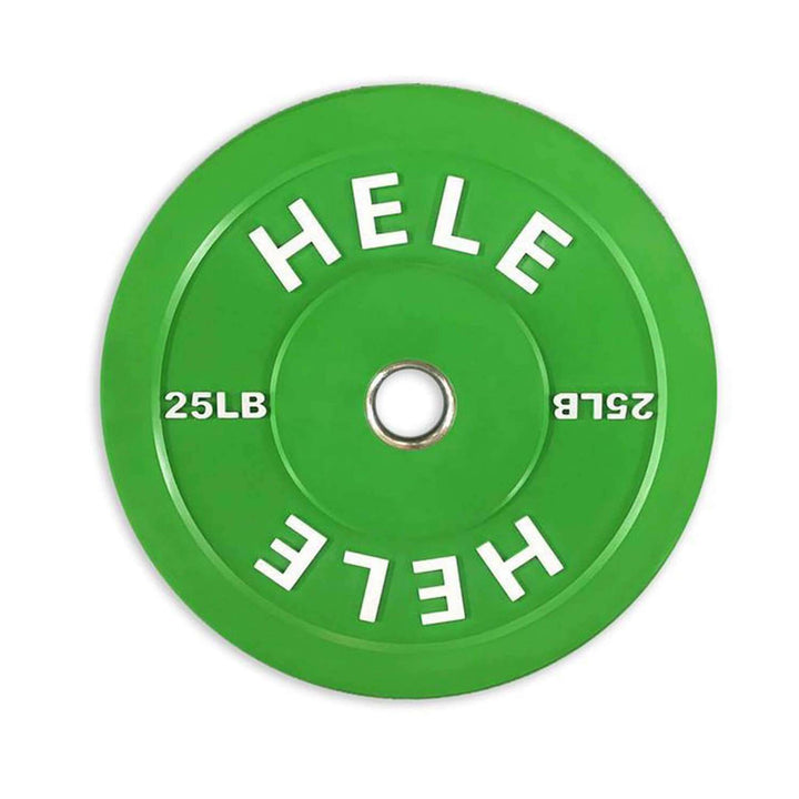 Colored Bumper Plates Stack - 370 LB